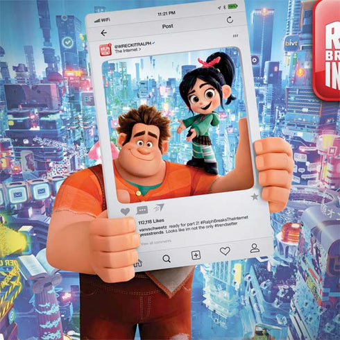 Disney Wreck-it Ralph and Vanellope Instagram Pose Dell Inspiron Skin